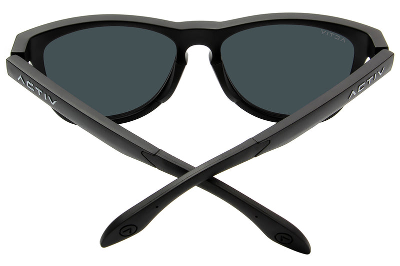 ACTIV One -  Matte Black with Blue Mirror Lens