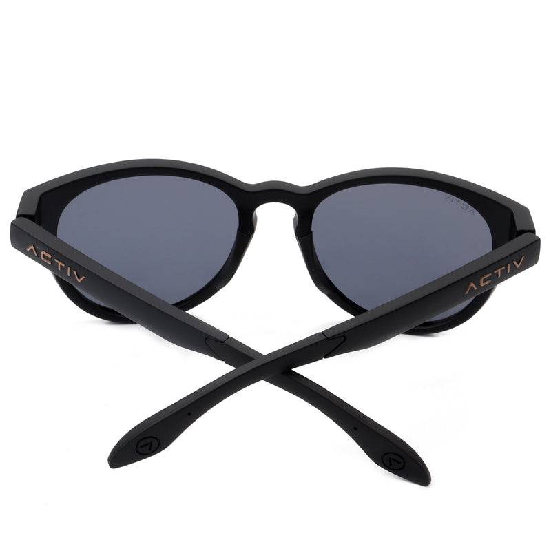 ACTIV One T2B - Matte Black with Gold Mirror Lens