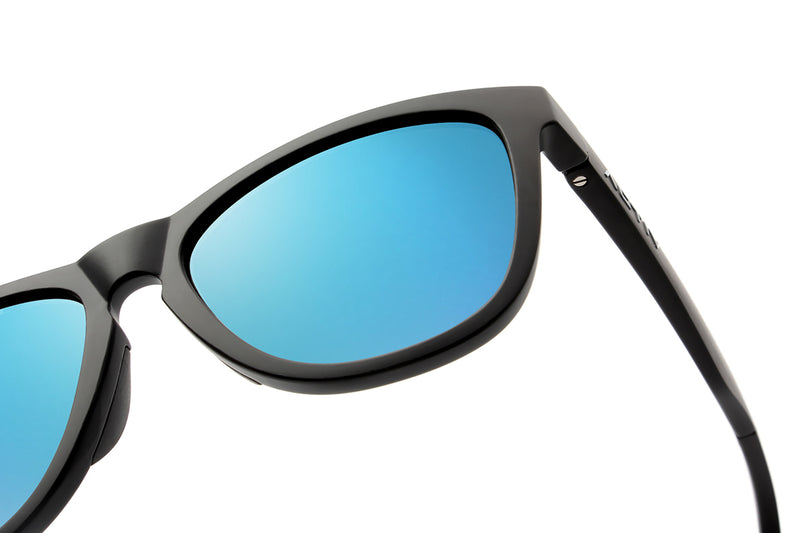 ACTIV One -  Matte Black with Blue Mirror Lens