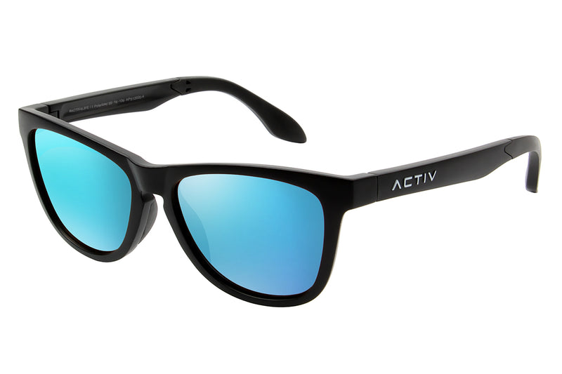 ACTIV One -  Matte Black with Blue Mirror Lens